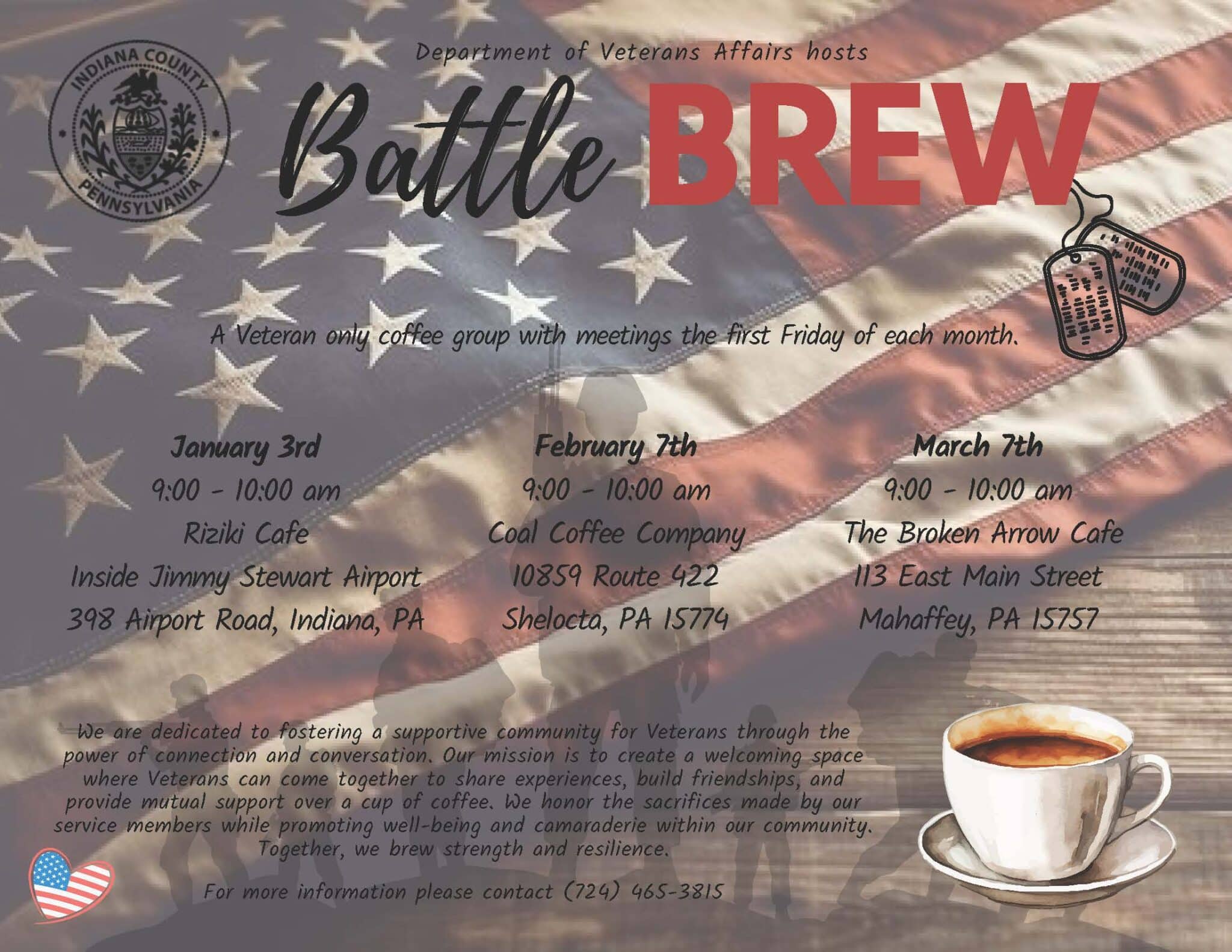 Battle Brew Flyer Jan-Mar 2025