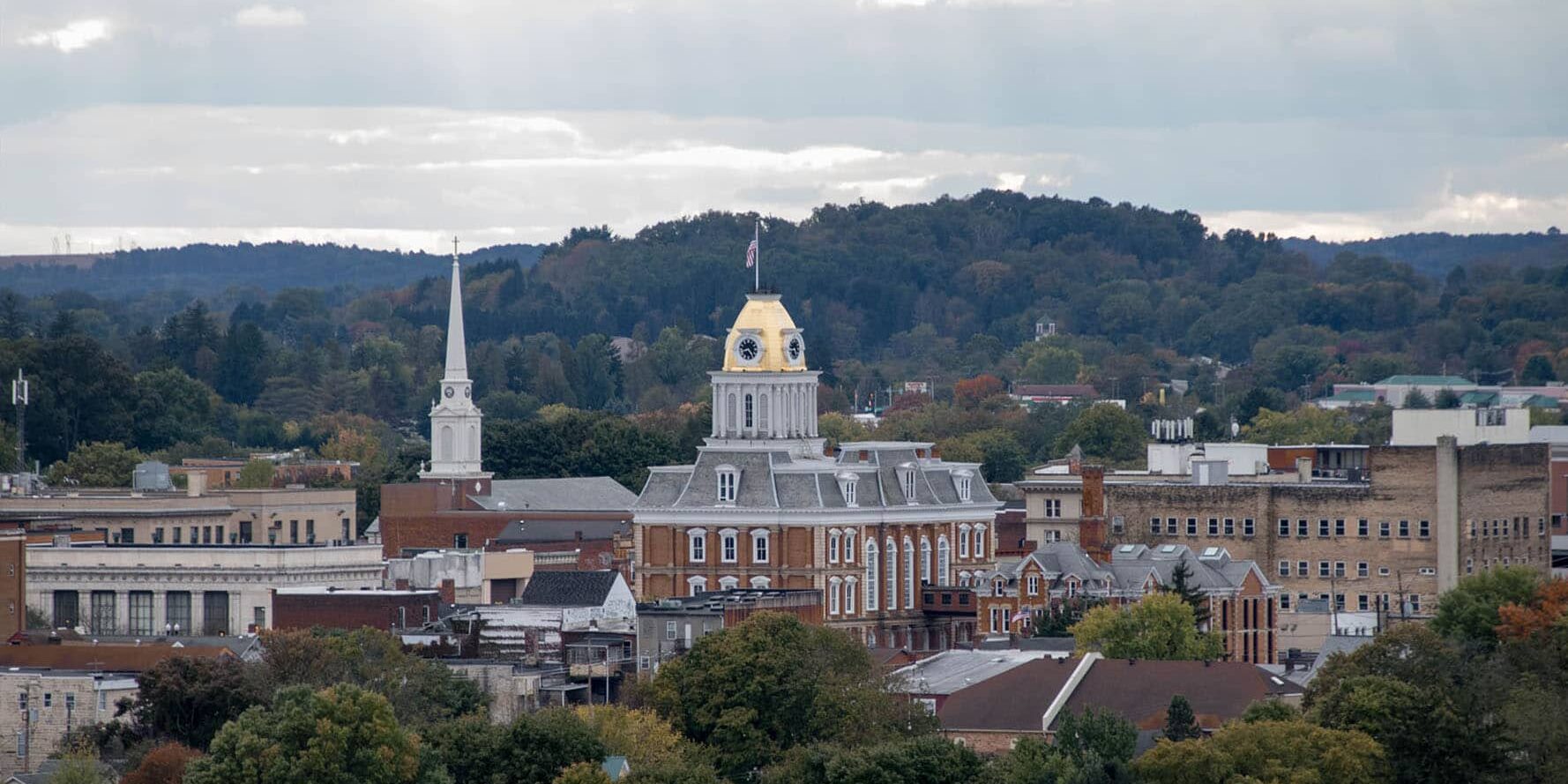 Indiana Pennsylvania town view